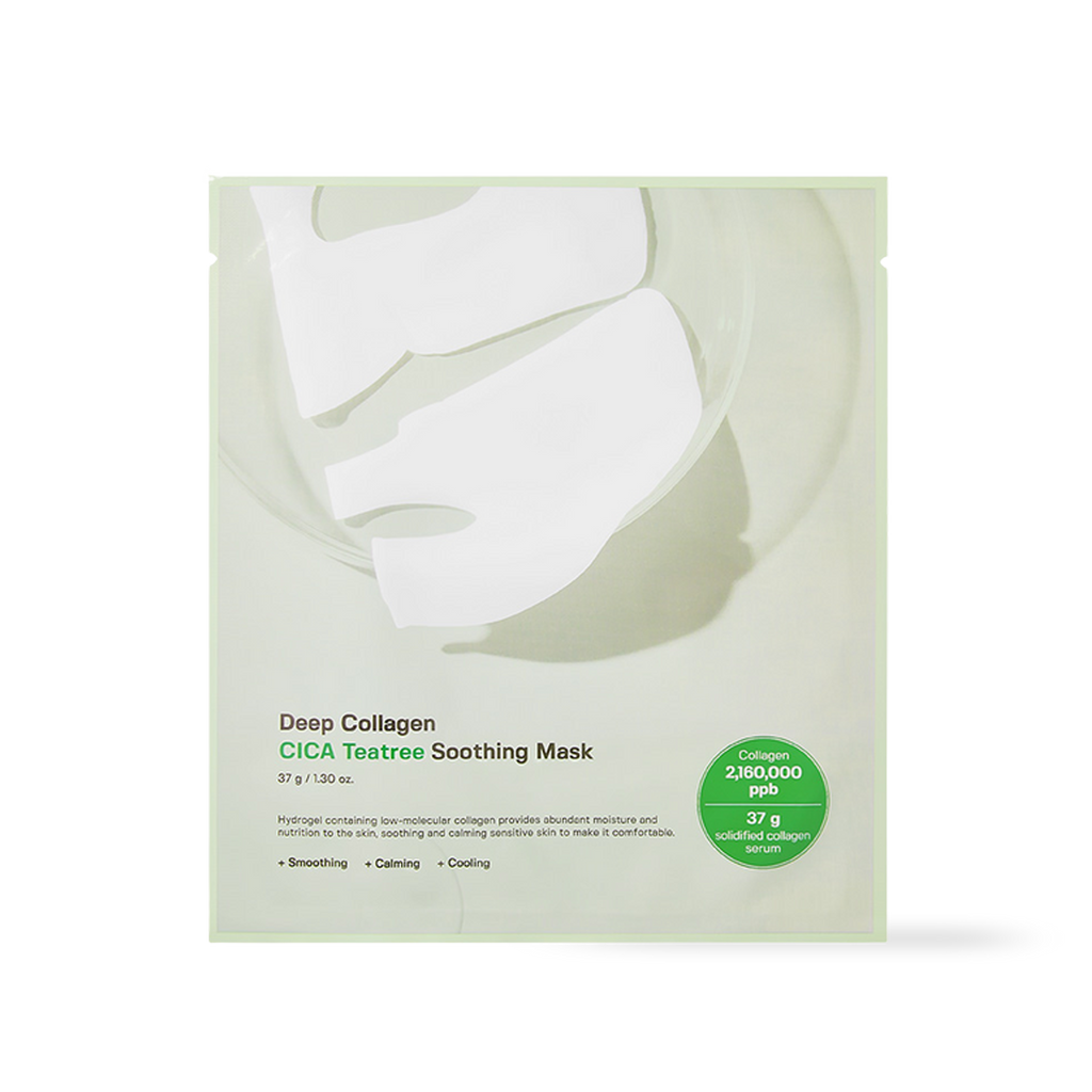 [SUNGBOON EDITOR] Deep Collagen Cica Teatree Soothing Mask 37g*4ea